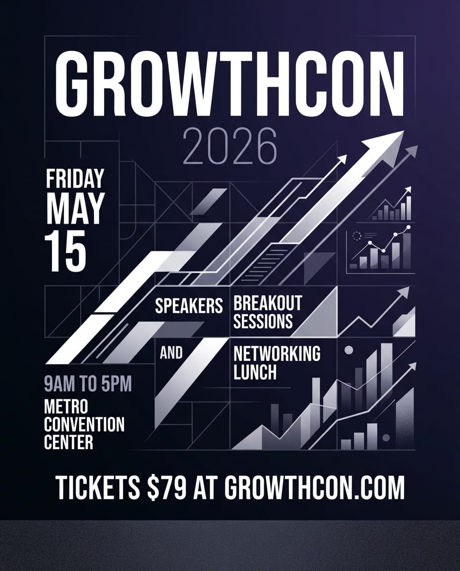Business conference flyer example created with flyerease