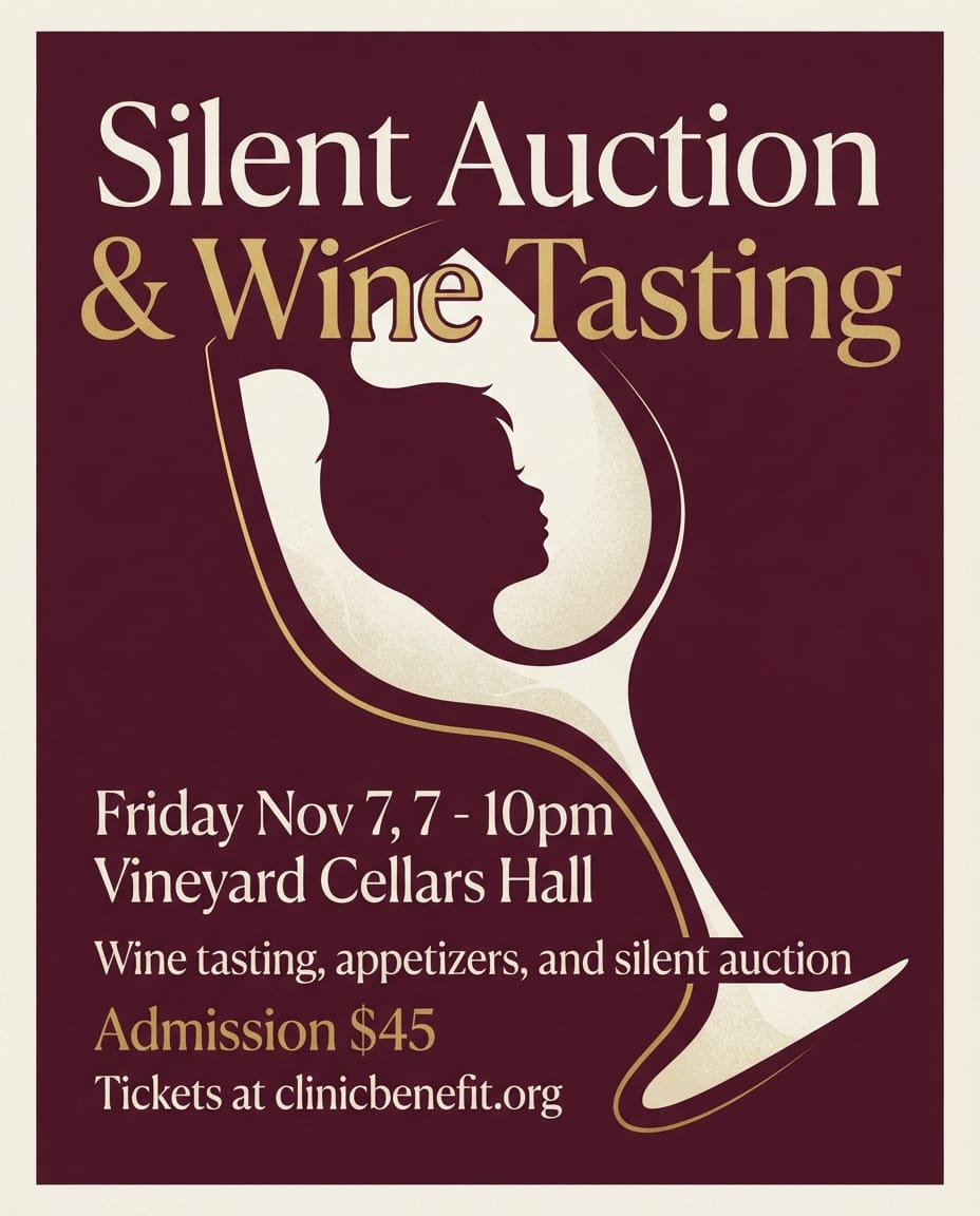 Silent auction fundraiser flyer example created with flyerease