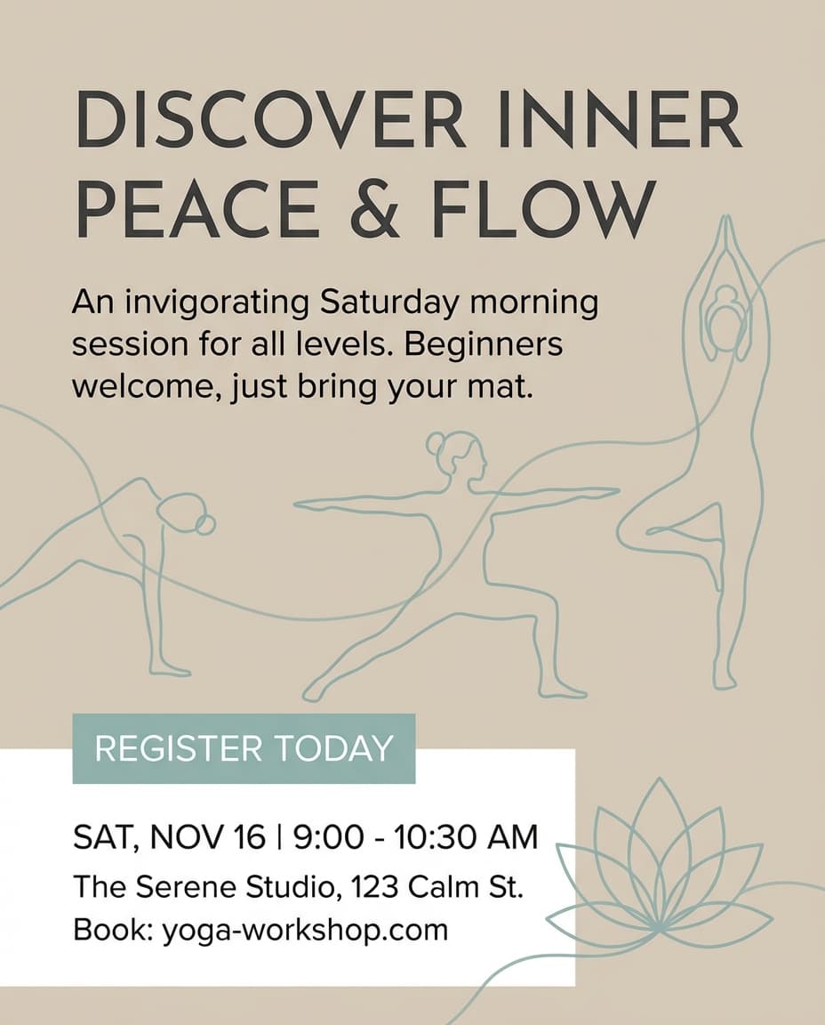 Example flyer 3